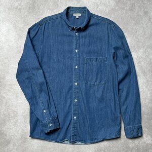 COS denim shirt in a relaxed cut.